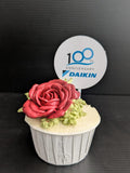 Custom corporate cupcake gift box for a client, The Good Cupcakes Singapore