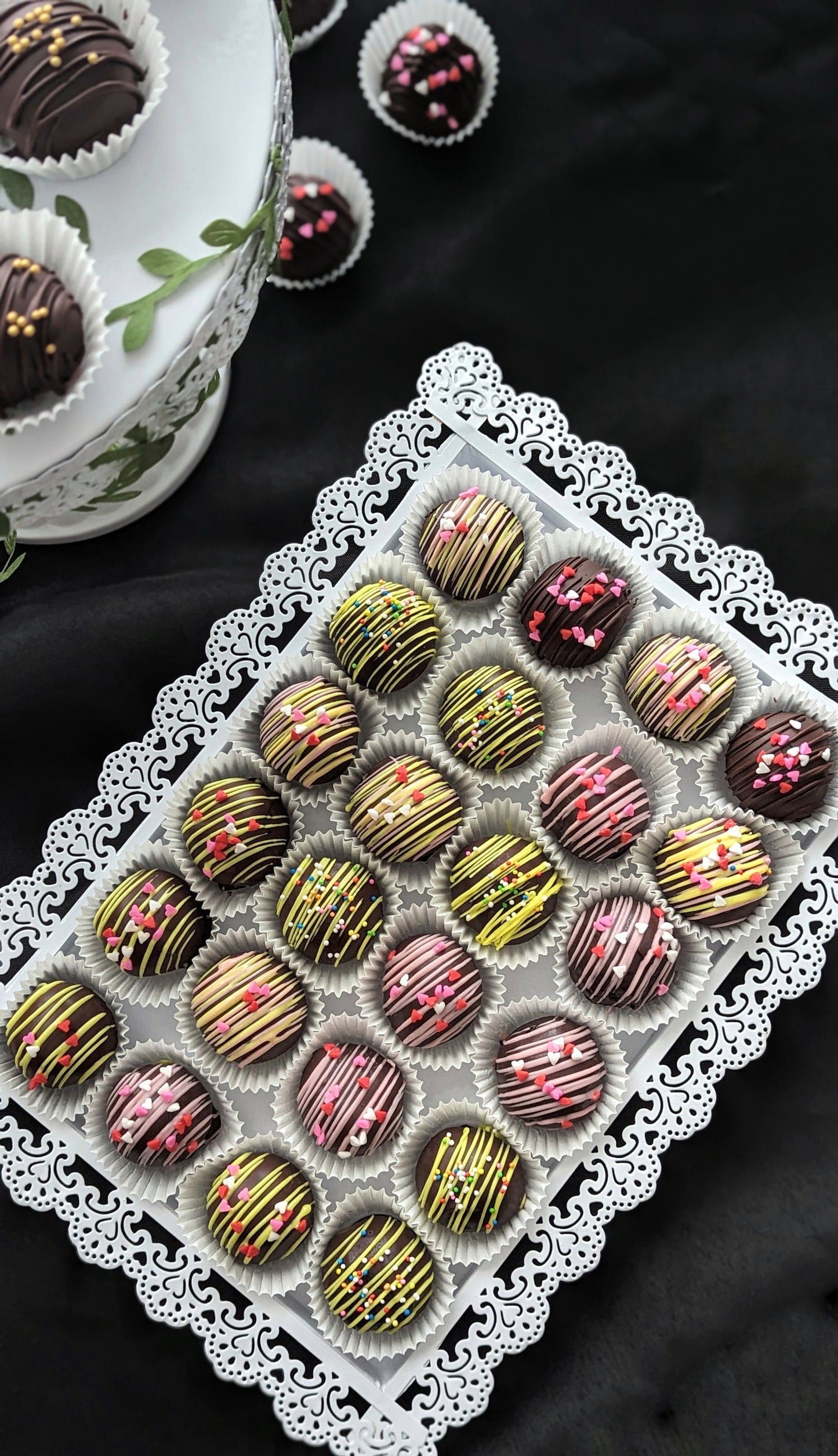 cake, healthier dessert, cake pops, low sugar low calories, chocolate cake, vanilla cake