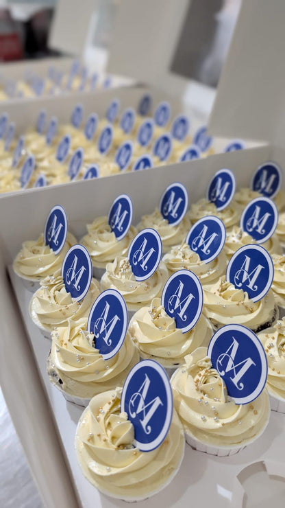 Corporate logo cupcakes gift box, Singapore