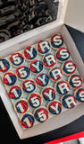 Custom logo cake for a corporate client, The Good Cupcakes Singapore