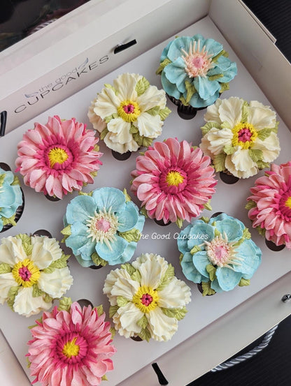 Floral Cupcakes - Bulk Corporate Gifting Boxes | 150 Calories