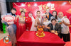 movie premiere cake made by the good cupcakes company featuring assemble of local stars