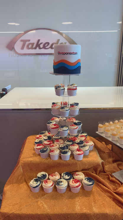 Corporate Logo Cupcakes and Cakes | Custom Design